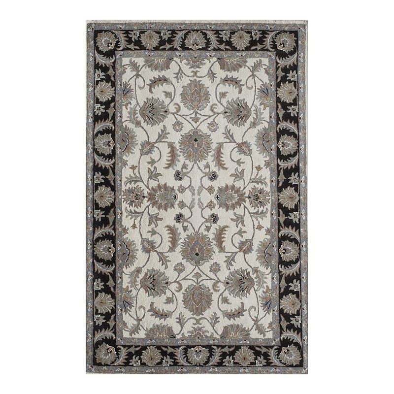 Rugs America New Dynasty Rug, Lt Beige, 5X8 Ft
