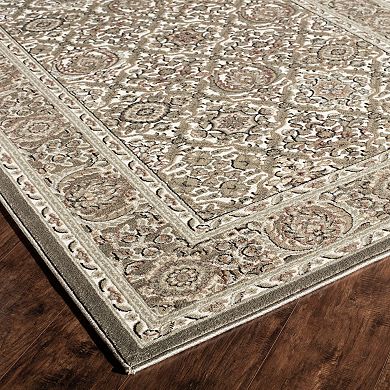 Rugs America Riviera Framed Floral III Rug