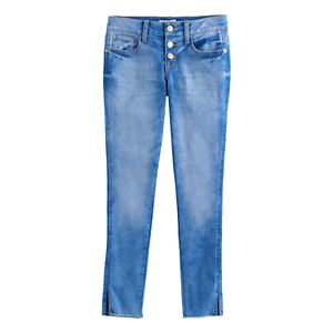 Girls 7-16 SO® Split Hem Ankle Jeggings