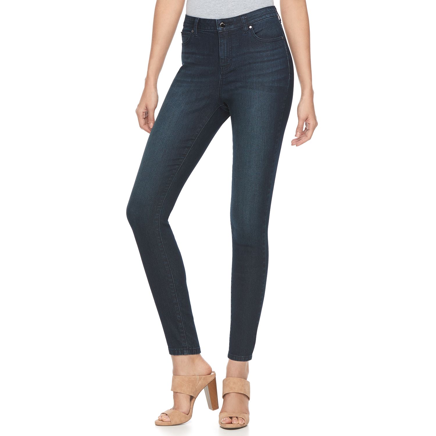 jennifer lopez high rise skinny jeans