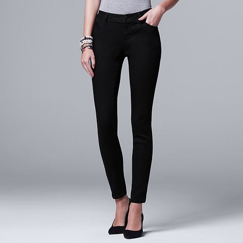 simply vera wang skinny pants