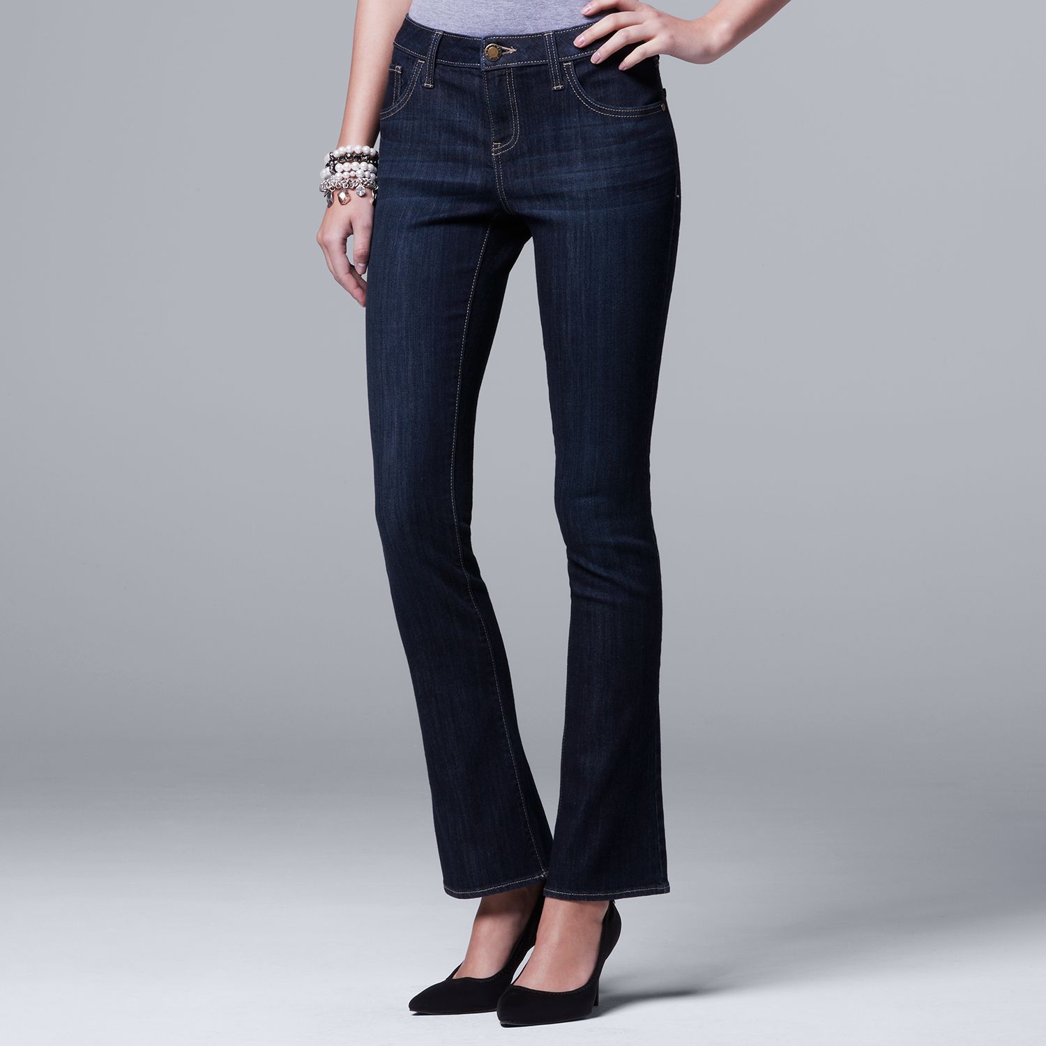 simply vera bootcut jeans