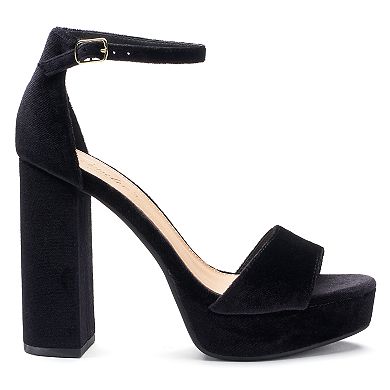 Candie's® Gowns Women's Velvet Platform Heels