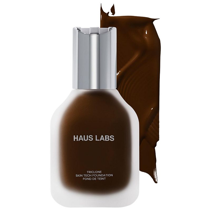HAUS LABS BY LADY GAGA Triclone Skin Tech Medium Coverage Foundation with Fermented Arnica, Size: 1 FL Oz, 590 Deep Neutral