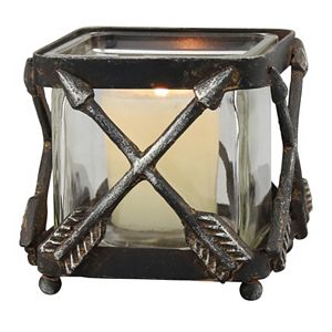Stonebriar Collection Small Arrow Votive Candle Holder