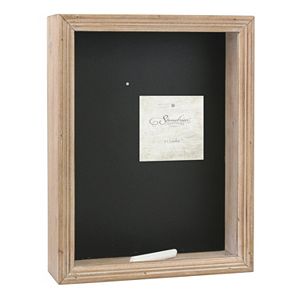 Stonebriar Collection Magnetic Chalkboard Shadowbox Table Decor