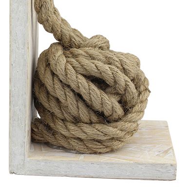 Stonebriar Collection Rope Knot Bookends 2-piece Set
