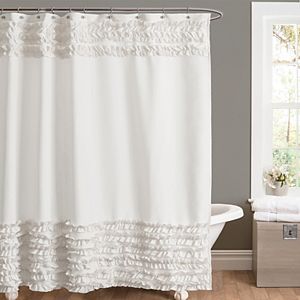 Lush Decor Amelie Ruffle Shower Curtain
