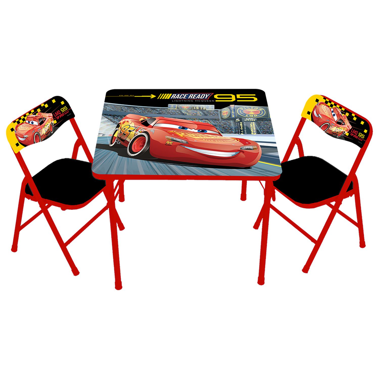 disney cars table and chair set