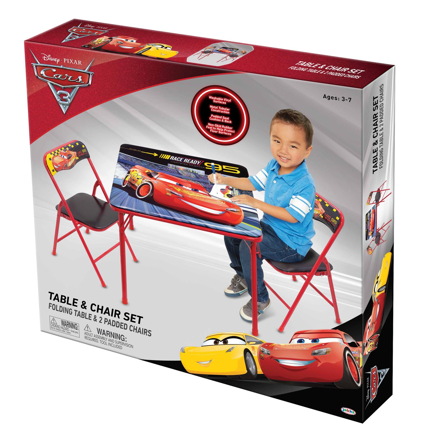 cars 3 table and chair set