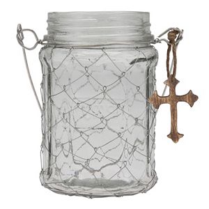 Stonebriar Collection Glass Jar Table Decor