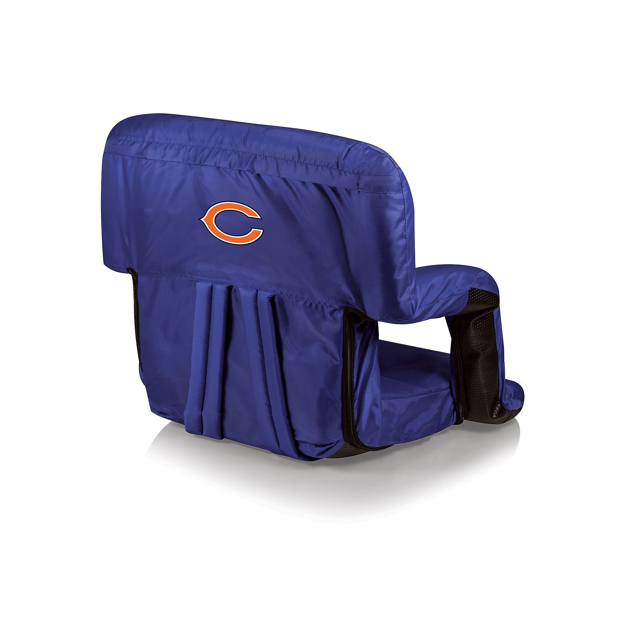 Picnic Time Chicago Bears Ventura Portable Recliner Chair, Blue