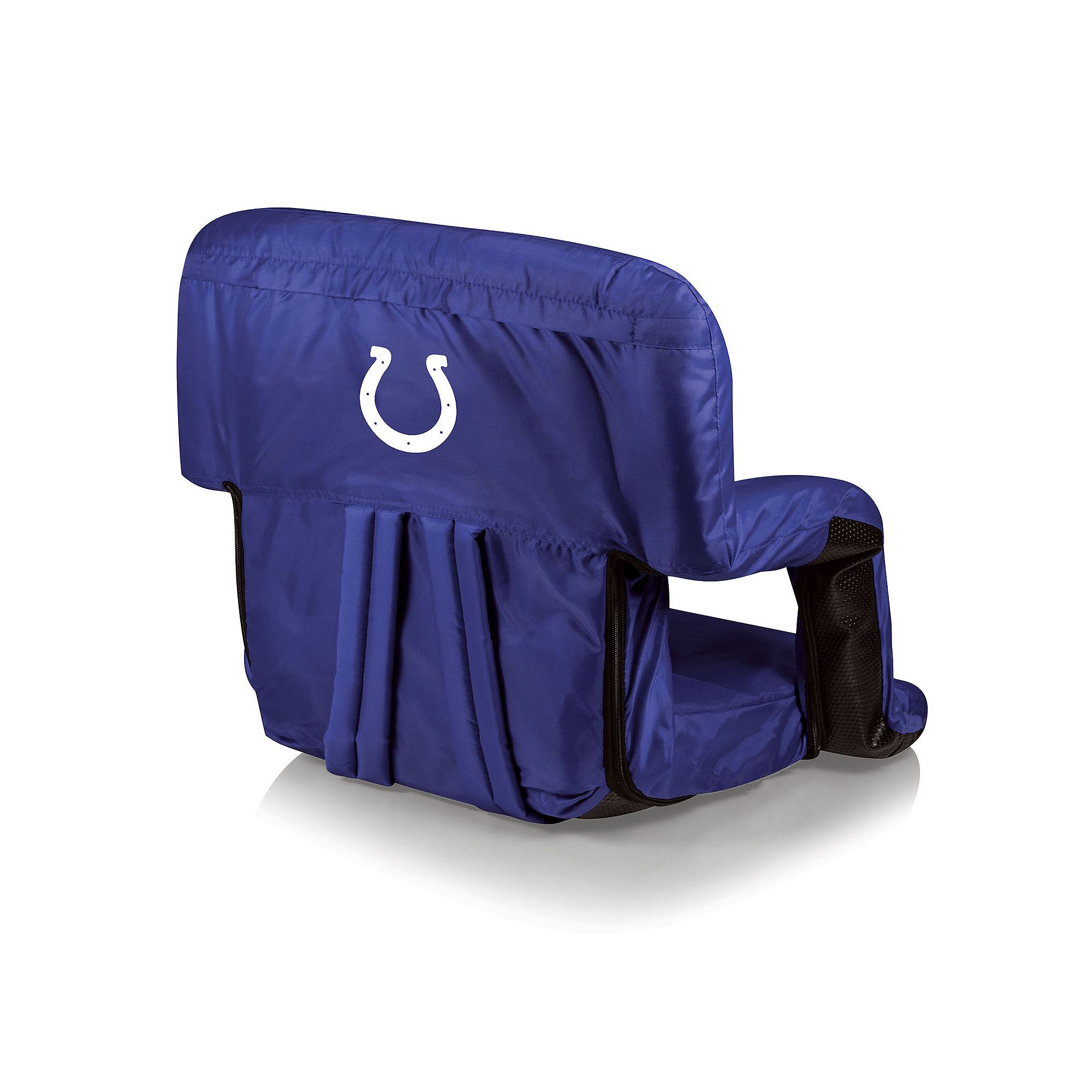 Picnic Time Indianapolis Colts Ventura Portable Recliner Chair, Blue