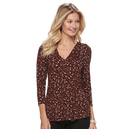 Women's Dana Buchman Release-Pleat Top