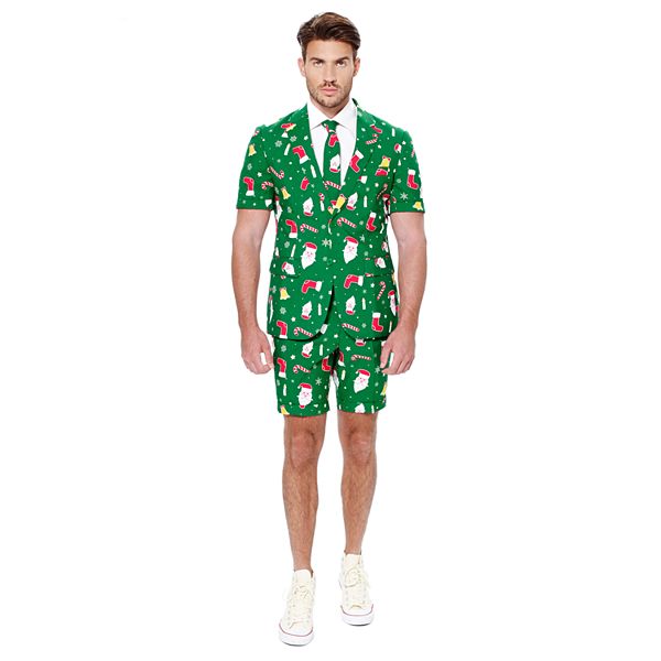 Men's OppoSuits SlimFit Holiday Novelty Suit & Tie Set