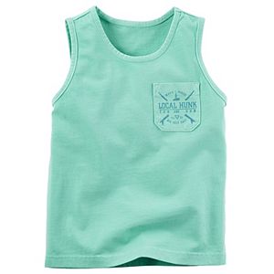 Boys 4-8 Carter's Chest Pocket Graphic Front & Back Tank Top