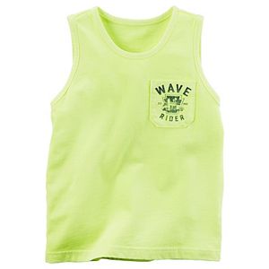 Boys 4-8 Carter's Chest Pocket Graphic Front & Back Tank Top