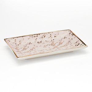 LC Lauren Conrad Foil Print Ceramic Trinket Tray