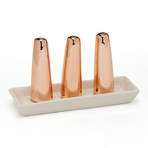 LC Lauren Conrad Triple Ring Holder Trinket Tray