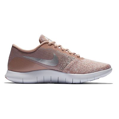 Nike flex contact women's running shoes gray best sale