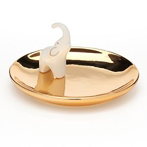 LC Lauren Conrad Elephant Ring Holder Trinket Tray