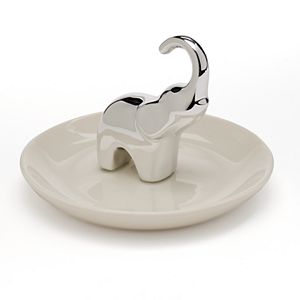 LC Lauren Conrad Elephant Ring Holder Trinket Tray