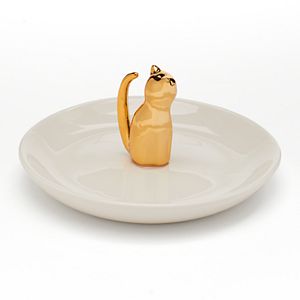 LC Lauren Conrad Cat Ring Holder Trinket Tray
