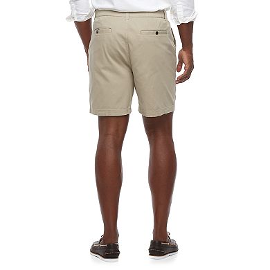 Men's Croft & Barrow® Classic-Fit Twill Belted Outdoor Shorts 