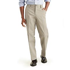 Dockers Men's Comfort Stretch Khaki Classic-Fit Pleated Pant, Porcelain  Khaki/Stretch, 44x30 : : Clothing, Shoes & Accessories