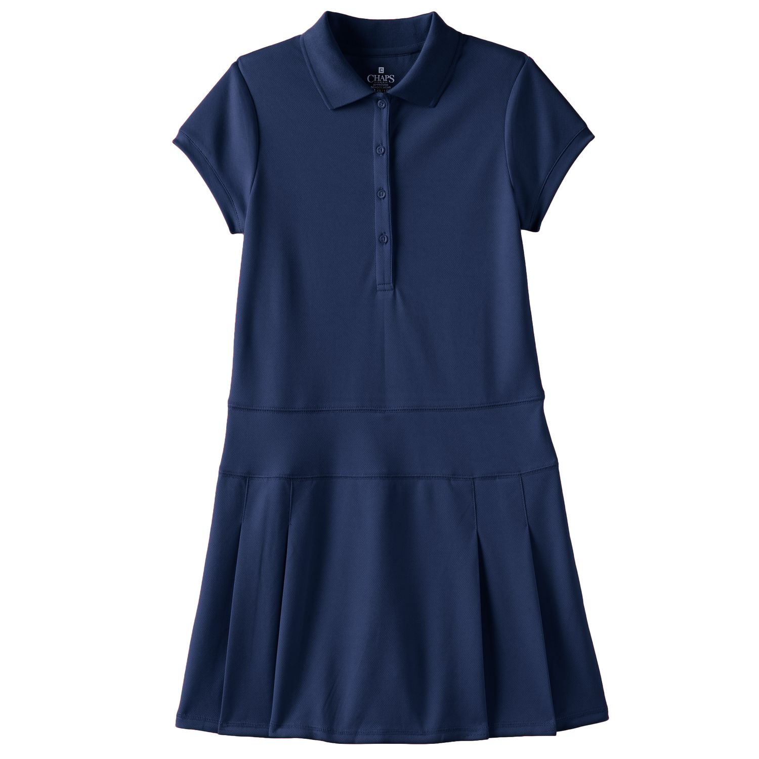 pleated polo dress