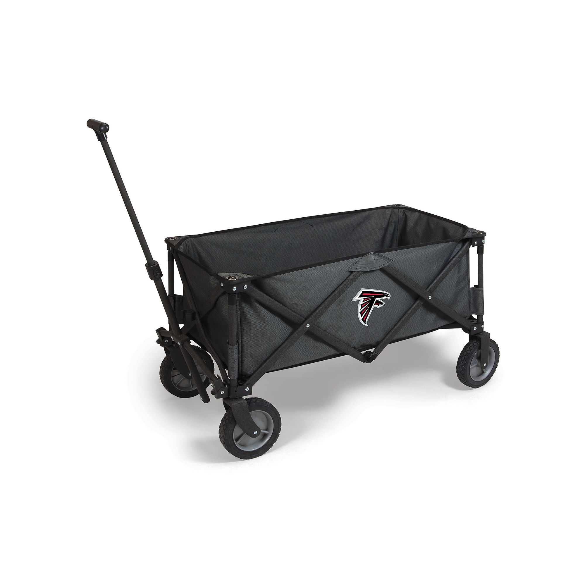Picnic Time Atlanta Falcons Adventure Folding Utility Wagon, Gray