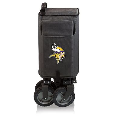 Picnic Time Minnesota Vikings Adventure Folding Utility Wagon