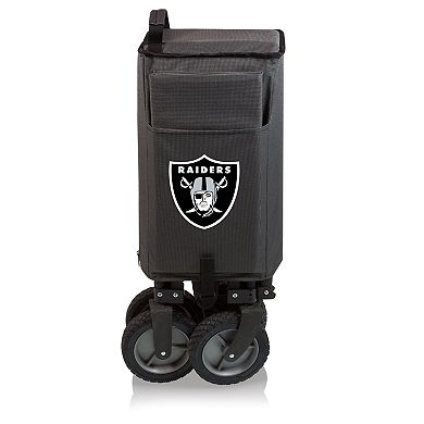 Picnic Time Oakland Raiders Adventure Folding Utility Wagon
