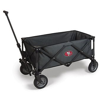 Picnic Time San Francisco 49ers Adventure Folding Utility Wagon