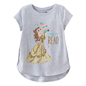 Disney's Beauty and the Beast Belle Girls 4-10 Glitter Graphic Tee by Jumping Beans®