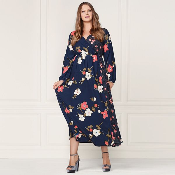 lc lauren conrad runway collection wrap maxi dress plus size lc lauren conrad runway collection wrap maxi dress plus size