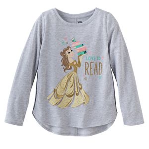 Disney's Beauty and the Beast Belle Girls 4-10 Glittery Graphic Tee by Jumping Beans®