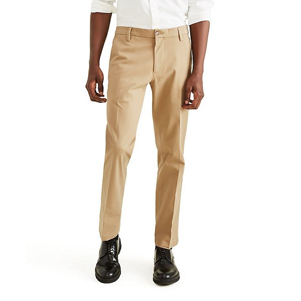 NEW DOCKERS MENS DOWNTIME BROWN PANTS WITH SMART 360 FLEX™ STRAIGHT FIT  40x29