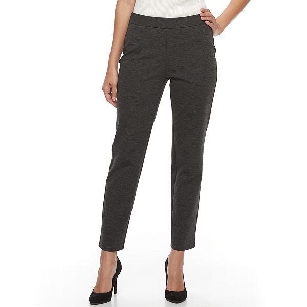 Petite Croft & Barrow® Pull-On Ponte Pants