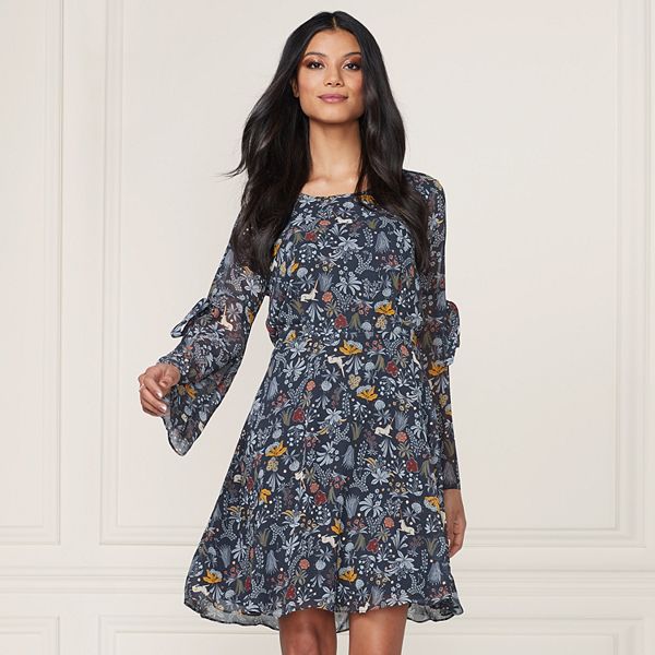 LC Lauren Conrad Runway Collection Floral Fit & Flare Dress - Women's