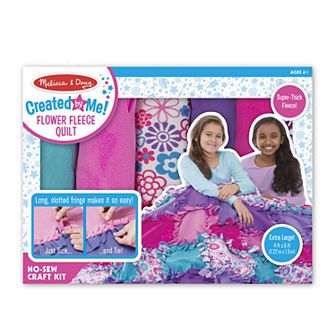 Melissa & Doug Created by Me Flower Fleece Quilt