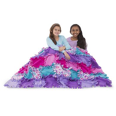 Melissa & Doug Created by Me Flower Fleece Quilt