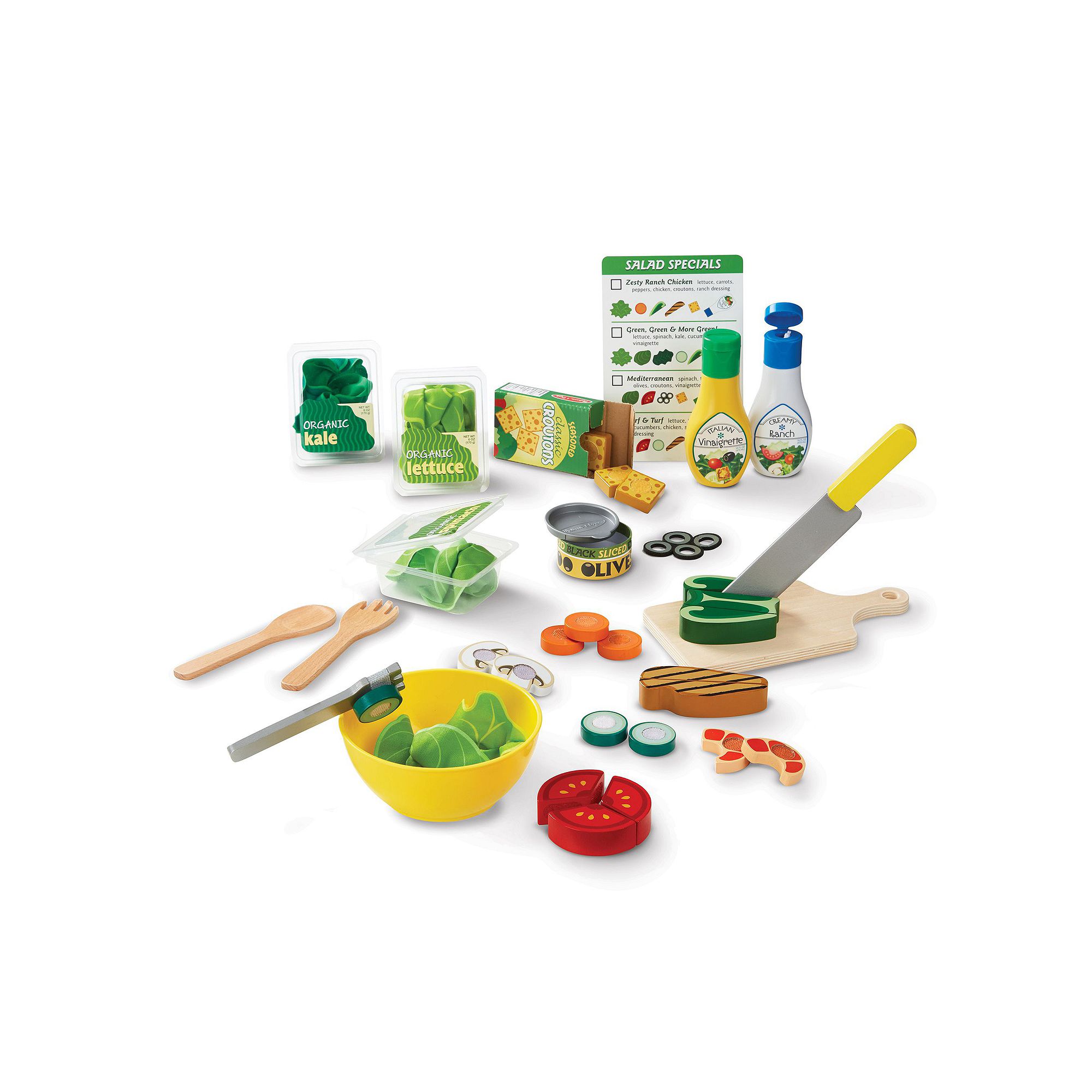 Melissa & Doug Slice & Toss Salad Set, Multi