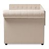 Baxton Studio Mabelle Upholstered Daybed & Trundle