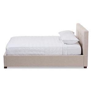 Baxton Studio Brandy Upholstered Queen Bed