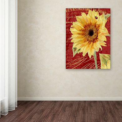 Trademark Fine Art Ladybug Canvas Wall Art