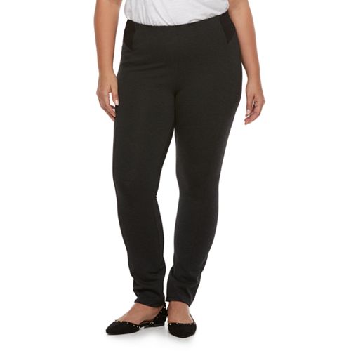 Plus Size Jennifer Lopez High Waisted Ponte Leggings