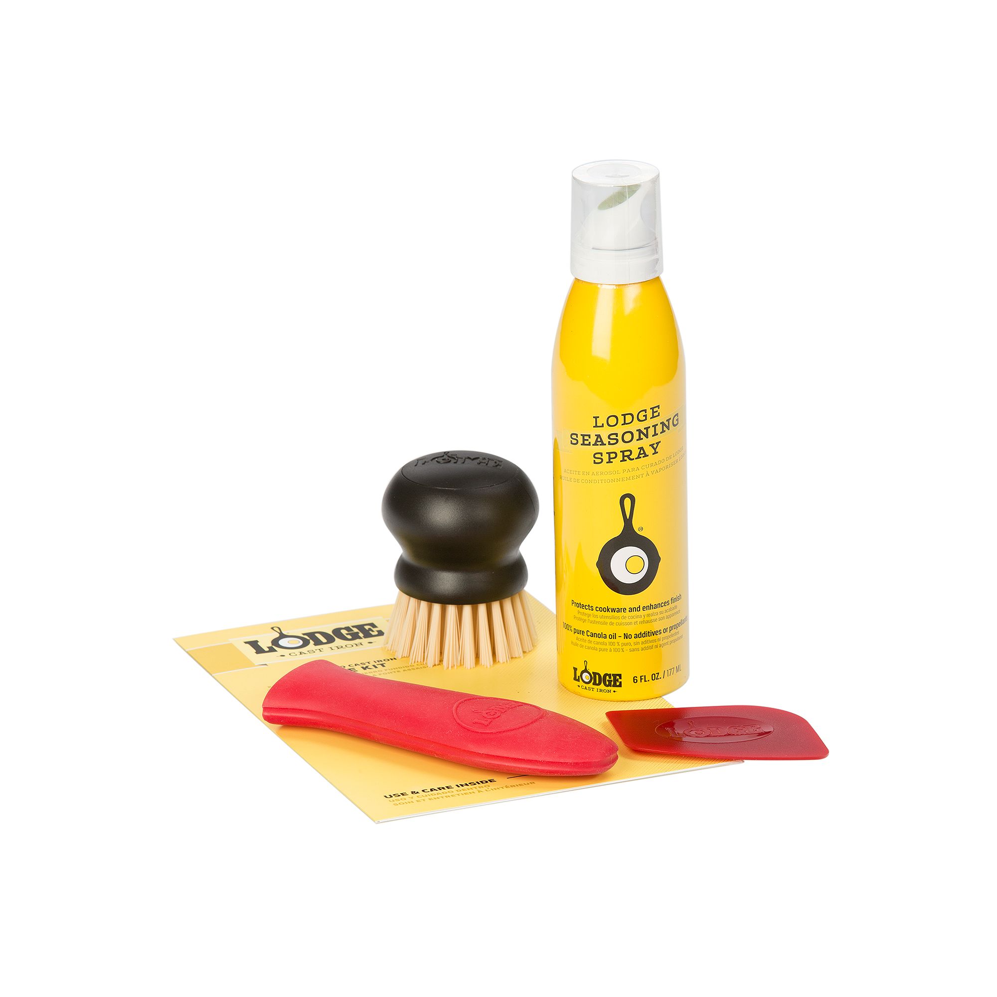 Lodge Seasoned Cast-Iron Care Kit