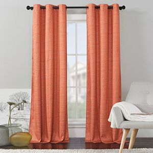VCNY Home 2-pack Livingston Solid Foamback Curtain