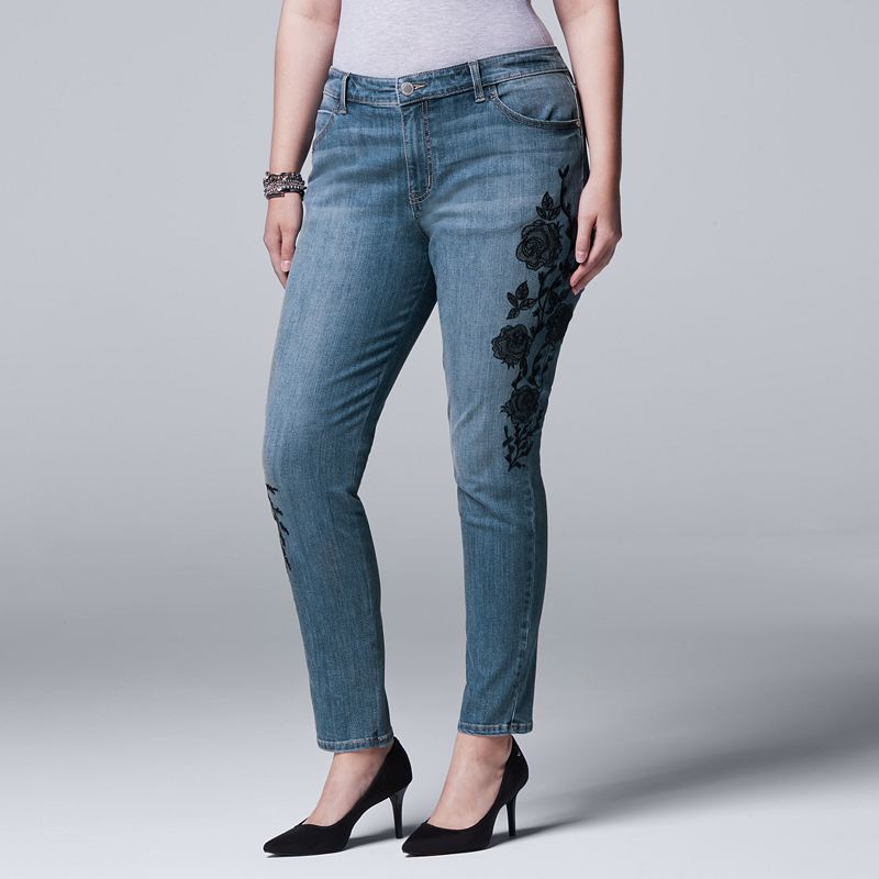 vera wang skinny jeans